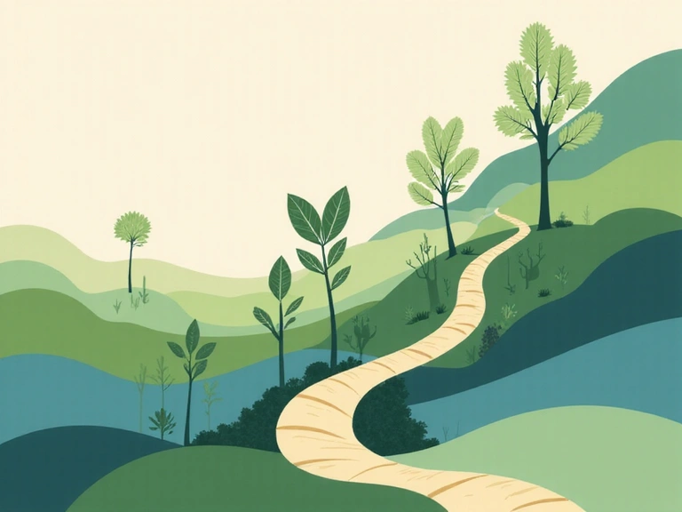 Abstract image representing growth and natural evolution