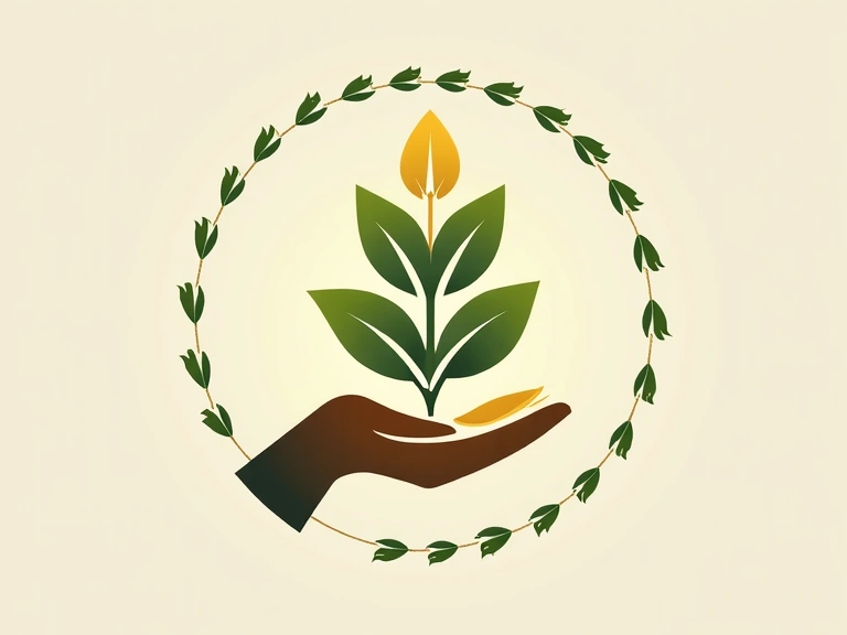 Symbolic image of trust, quality, and nature